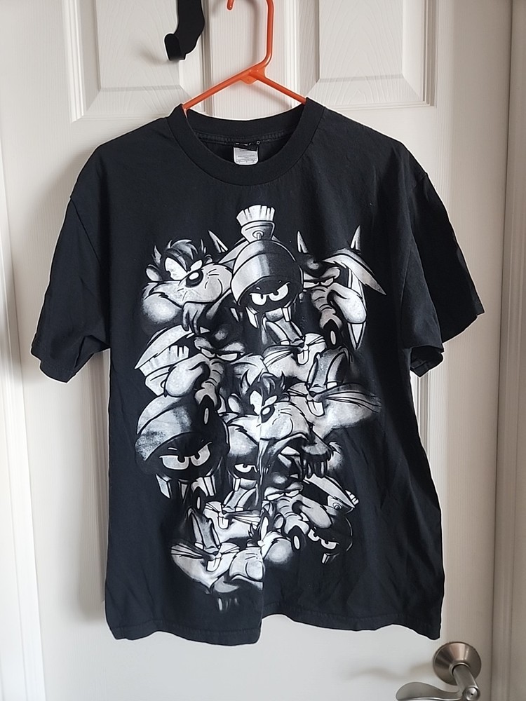 Rare | Looney Tunes (LG) MARVIN The MARTIAN TAZ BUGS BUNNY WILE E COYOTE T-Shirt