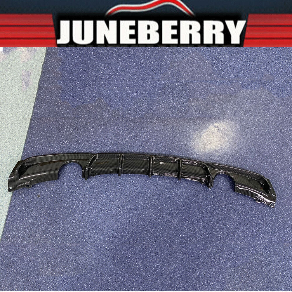 For BMW 3 F30 F31 M Sport Tech 12-18 Rear Bumper Spoiler Lip Valance Diffuser 3*