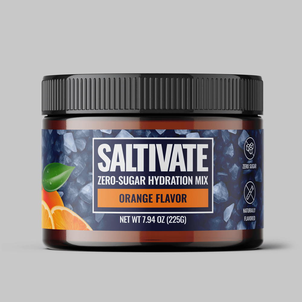 Sugar-Free Orange Electrolyte Powder - 45 Servings for Optimal Hydration