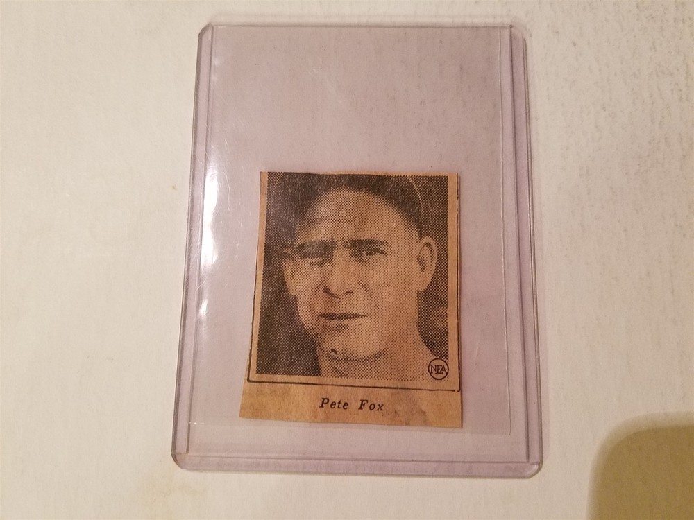 Pete Fox World Series 1935 NFA Player Panel VERY RARE!