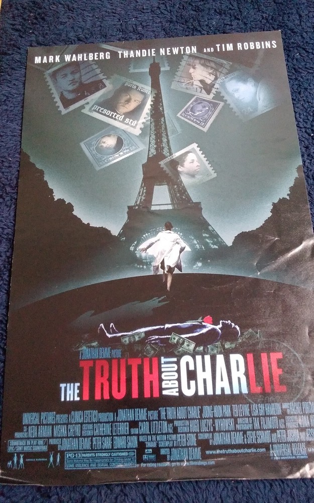 2002 The Truth About Charlie Original Movie Poster 17x11 Universal Studios