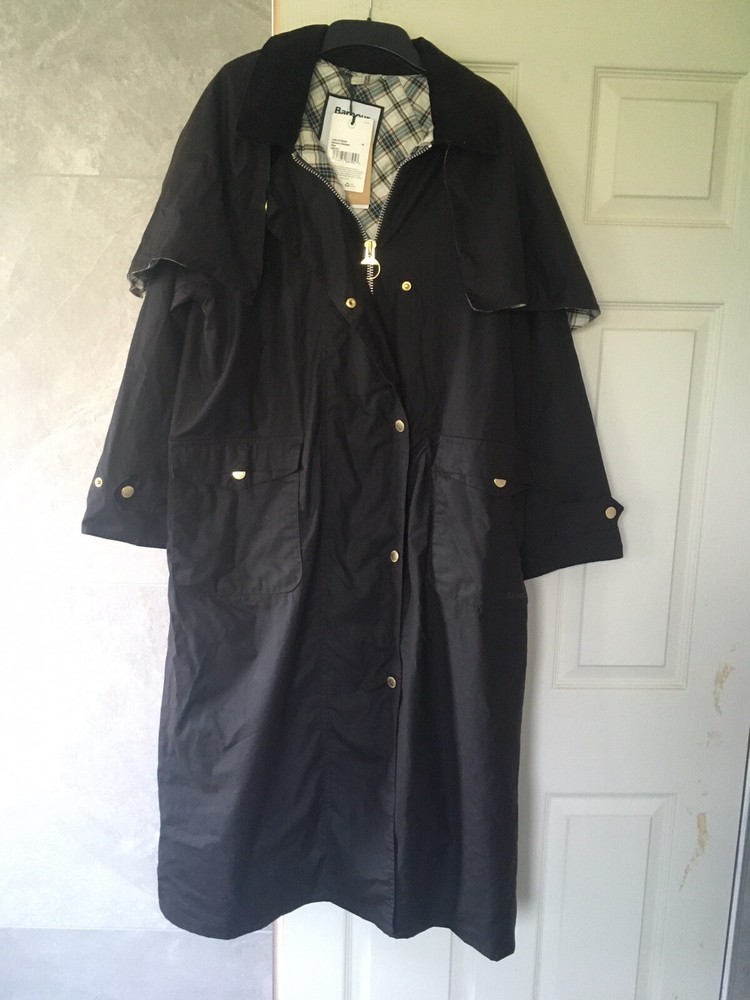 Barbour ALEXA CHUNG Wax Elizabeth Trench Jacket Coat UK 8 US 4 EU 34 RRP £499