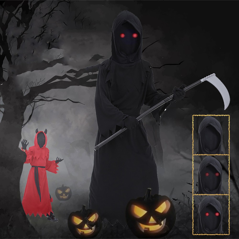 Children's Costume Red Devil Cosplay Horror Party Costume Halloween Outfits