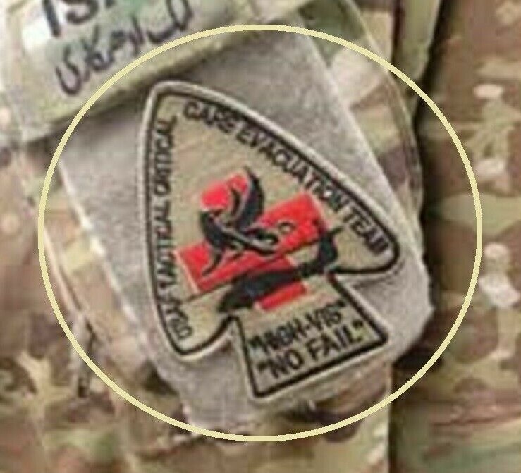 AFSOC Combat Casualty Response Special Tactics Critical Care INSIGNIA: HIGH-VIG