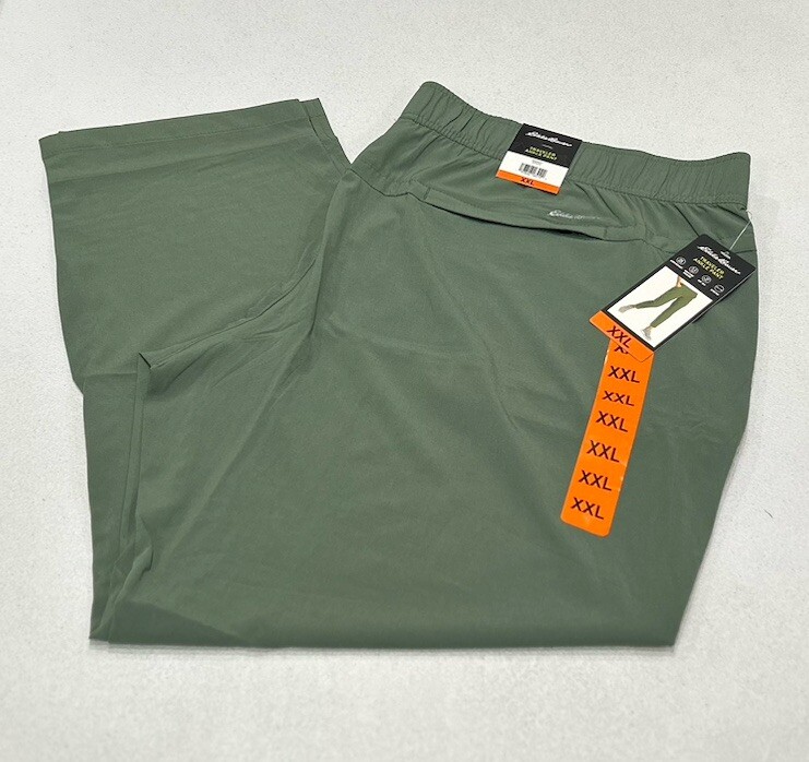 Eddie Bauer Women's Traveler Ankle Pants, Green, Size XXL