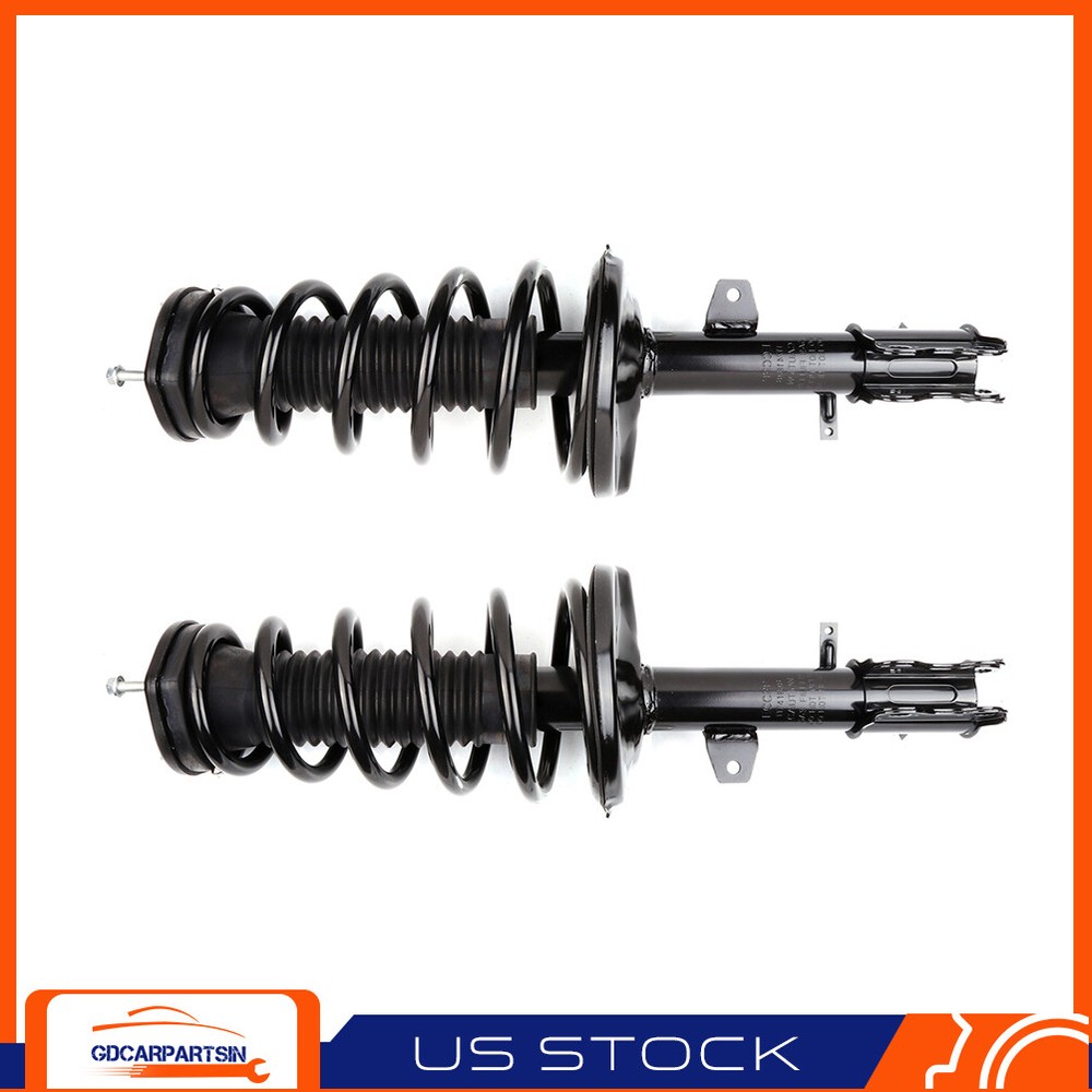 2001-2003 Toyota Highlander Rear Complete Strut Assembly Pair with Coil Springs