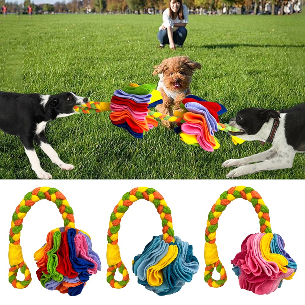 Dog Snuffle Ball Toy Pet Snuffle Ball Chew Toy Foraging Skill IQ Training Toy