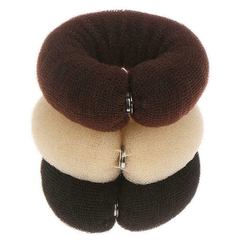Foam Sponge Hair Styling Donuts Bun Maker Former French Tool Twist NE B1X0 FAST