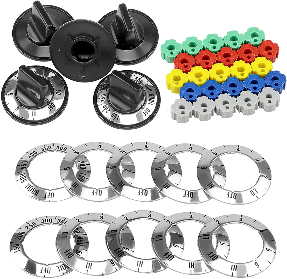 Fetechmate Universal Range Knob Kit KN002 RKE Universal Stove Knob Compatible wi