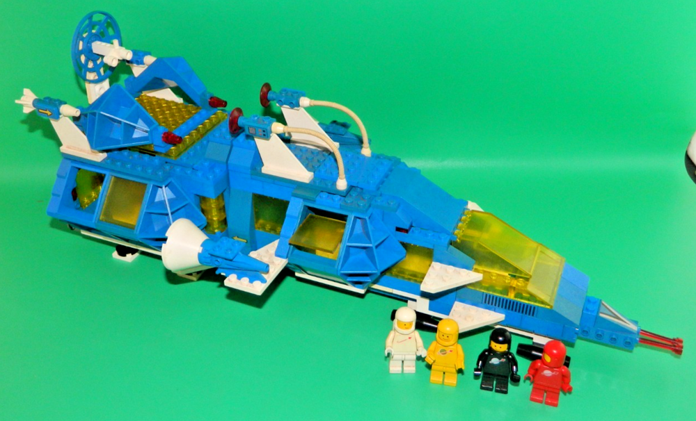Vintage Lego Classic Space Cosmic Fleet Voyager Set 6985 1980's instructions
