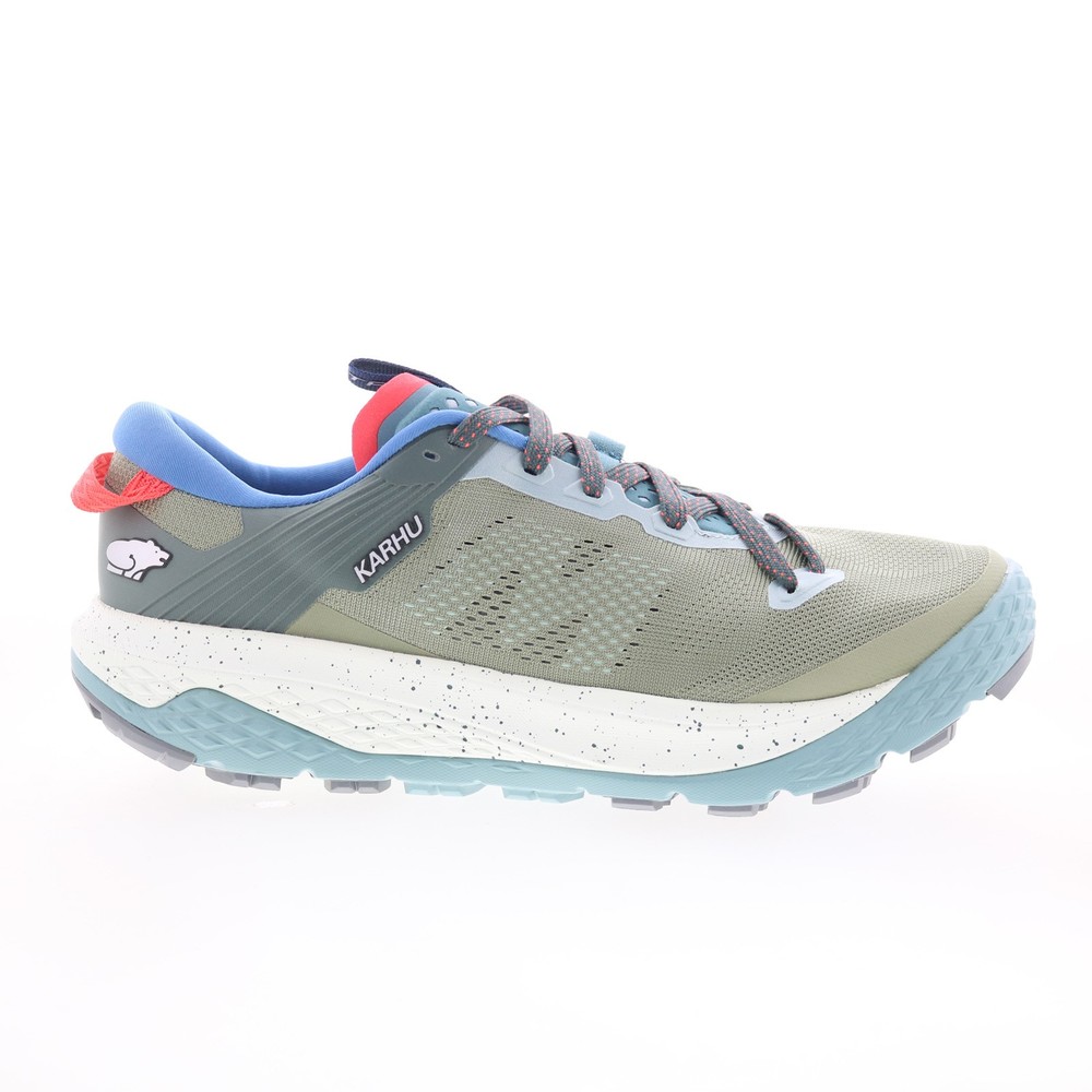 Karhu Ikoni Trail 1.0 Waterproof Mens Green Trail Running Hiking Shoes
