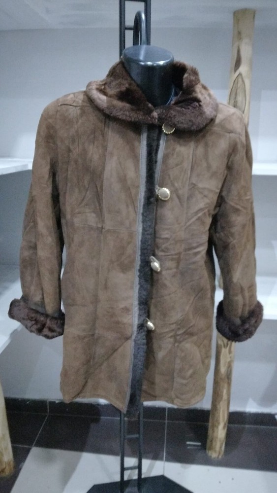 Pre-owned Woman Brown Sheepskin Size 48 MGS171PI