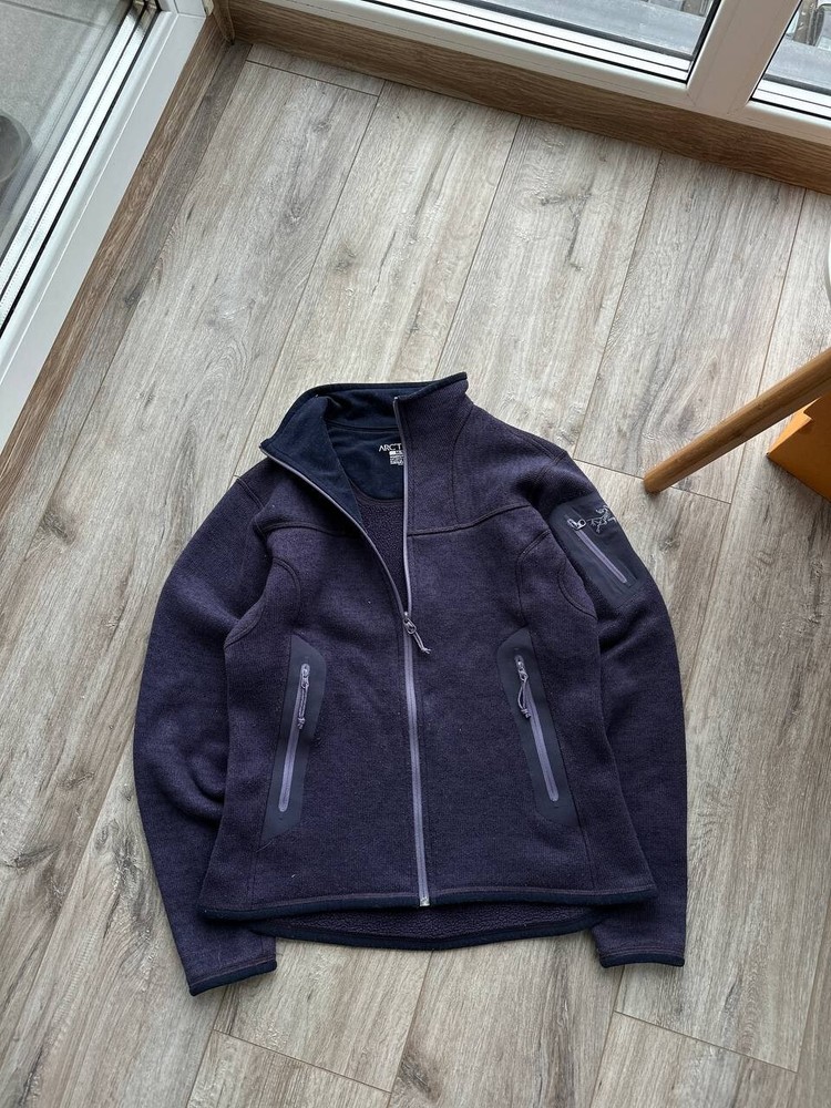 Arcteryx Women's Polartec Fleece Zip Purple Jacket Medium Outdoor Gorp Core