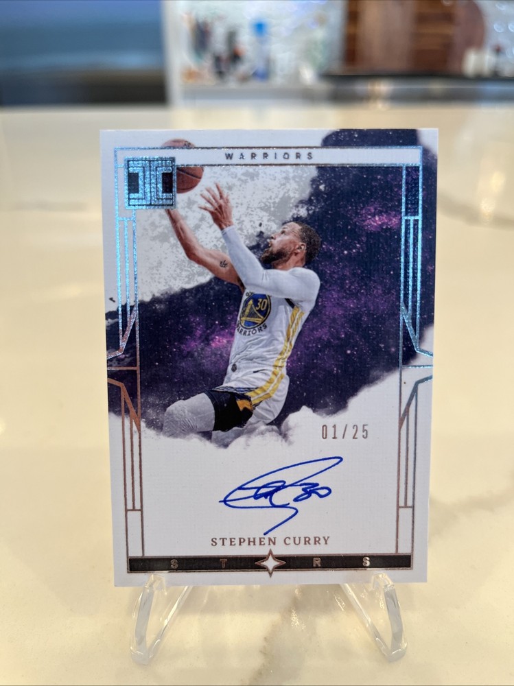 2023-24 Impeccable Stephen Curry Stars On-Card Autograph #1/25 Warriors 💦