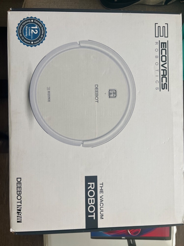 Shark ION AV752 Powerful Robot Vacuum Cleaner in Sleek White  