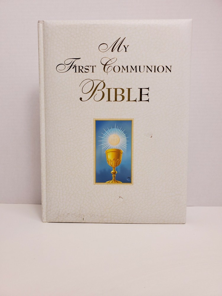 My First Communion Bible (White) - Hardcover By Benedict