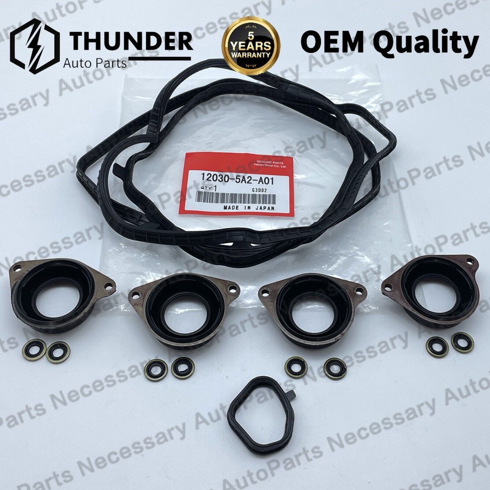 Genuine OEM Valve Cover Gasket Kit FULL SEAL SET for Honda Accord 2.4L CR-V TLX