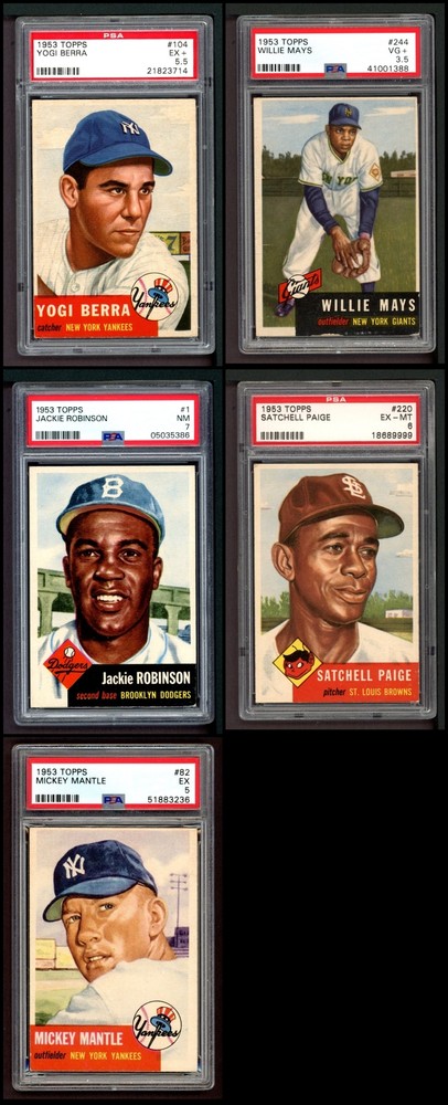 1953 Topps Baseball Complete Set 5.5 - EX+ 6883666