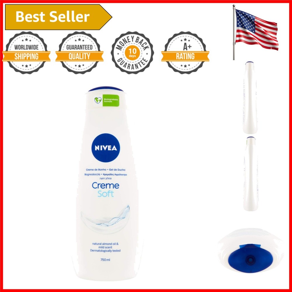 Hydrating Creme Soft Shower Gel - 750 mL for Daily Moisture and Pampering