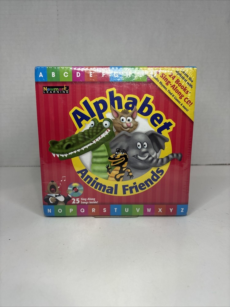 Newmark Learning Early Readers & CD Boxed Set, Alphabet Animal Friends Sealed