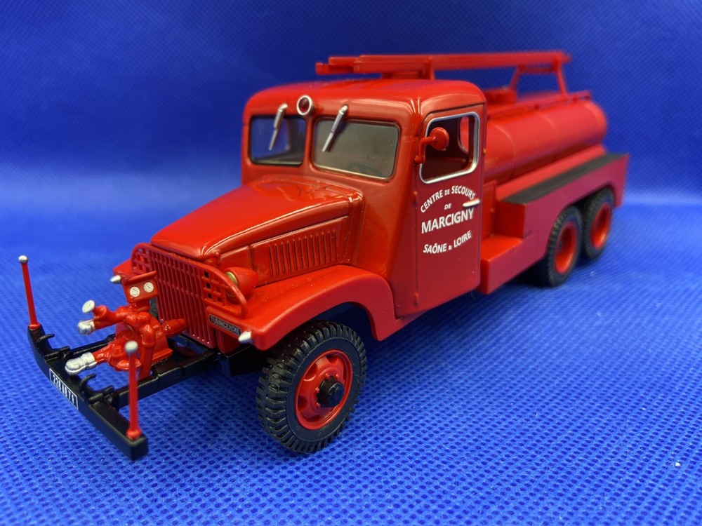 IXO Hachette GMC CCI Fire Truck French Fire Engine Model Scale 1:43