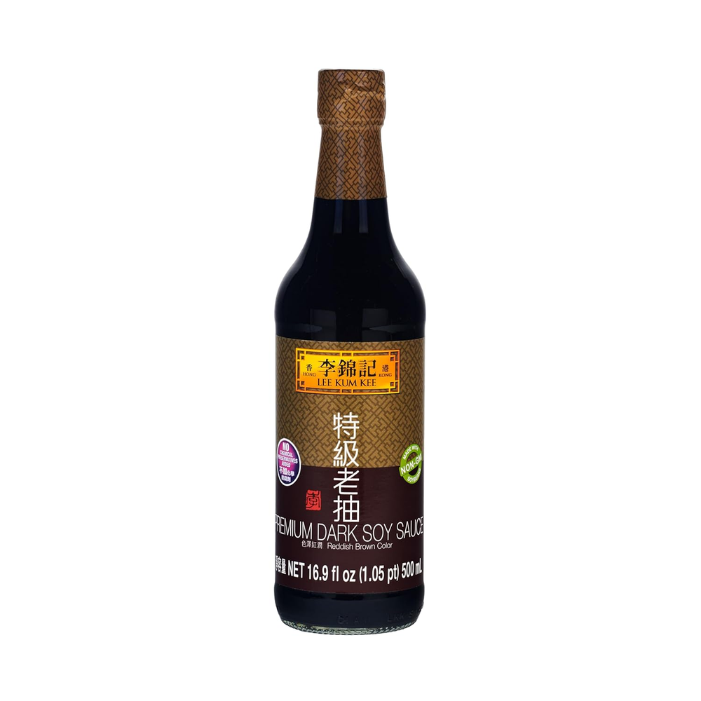 Lee Kum Kee Premium Dark Soy Sauce, 16.9 Fl Oz (Pack of 2)