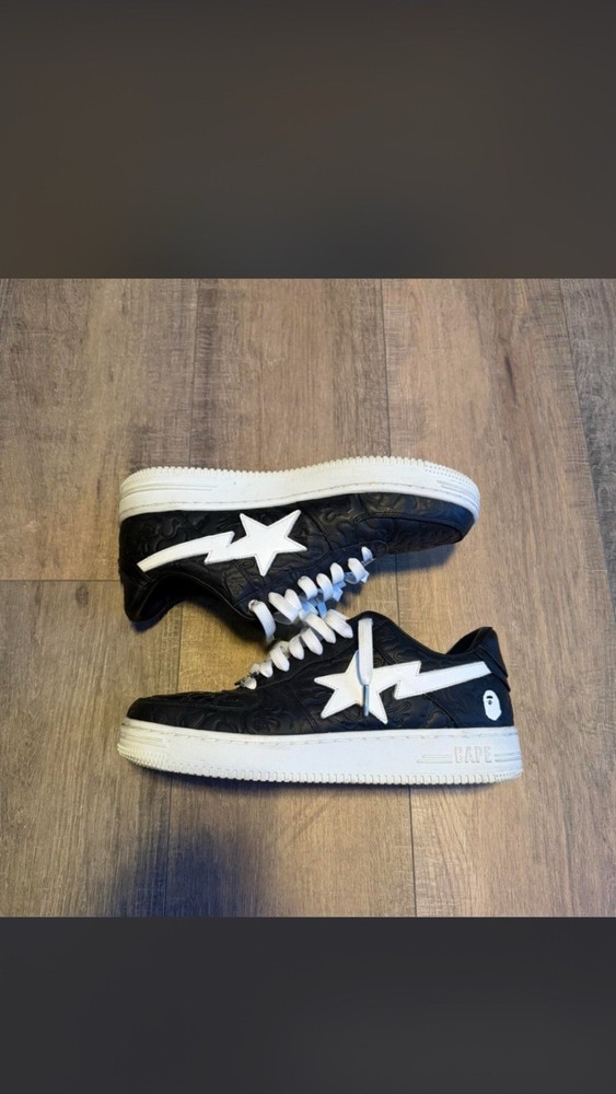 Men bape shoes Size 10