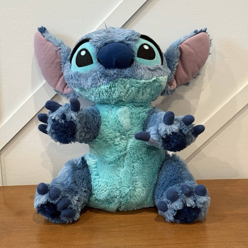 Disney World Authentic Stitch Plush Toy Super Soft Stuffed Animal