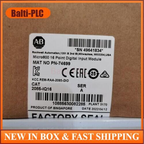 AB Allen-Bradley 2085-IQ16 Micro800 16 Point Digital Input Module 2085IQ16