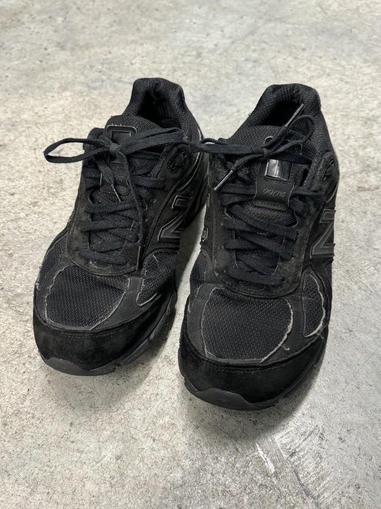 NEW BALANCE 990 990v4 M990BB4 TRIPLE BLACK Size 10