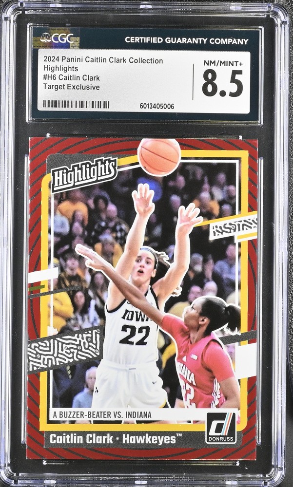 2024 Panini Caitlin Clark Collection Caitlin Clark #H6 Target Exclusive CGC 8.5