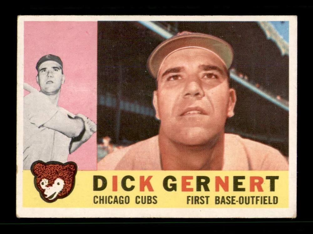 1960 Topps Baseball #86 Dick Gernert EX Condition OBGcards