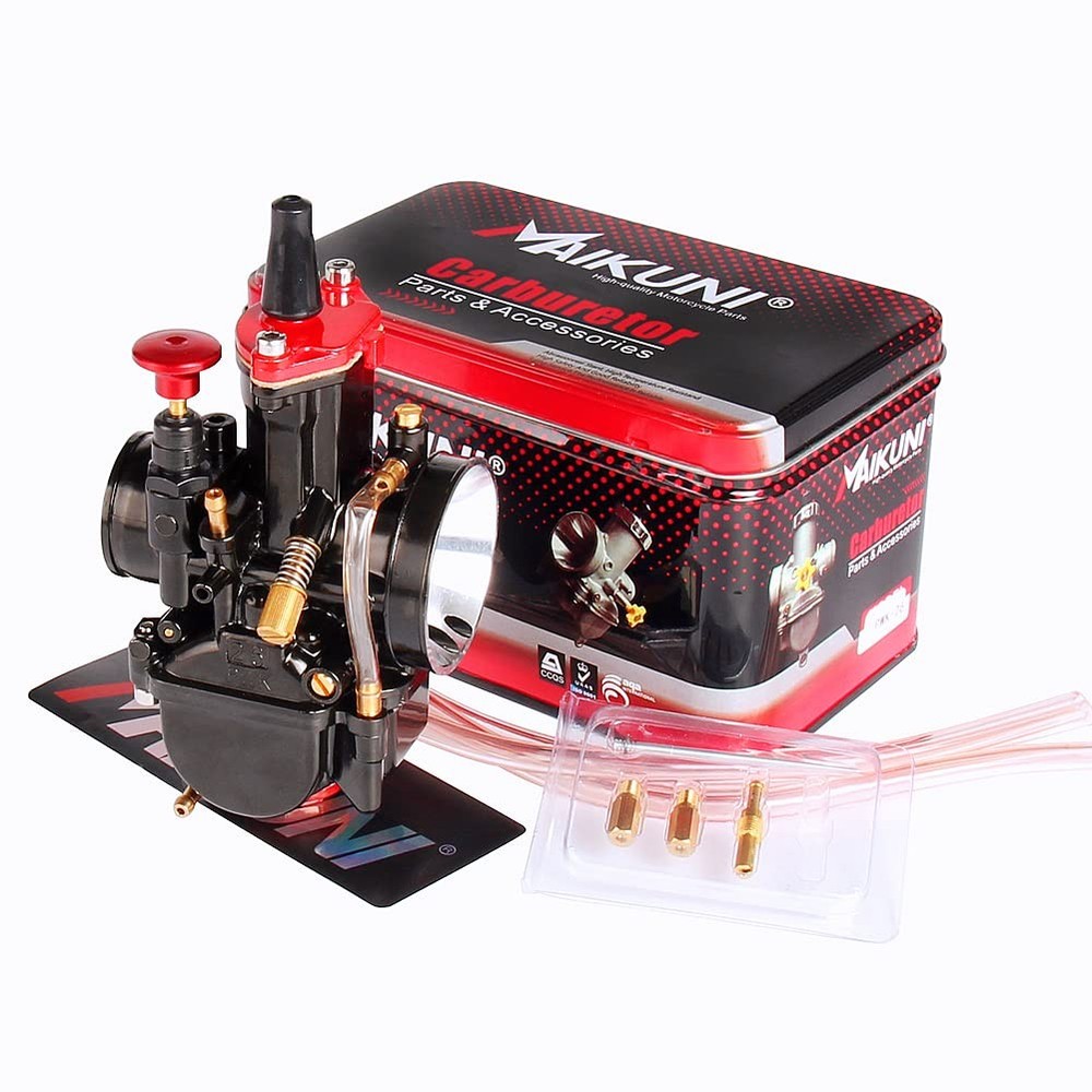 PWK Carburetor 21 24 26 28 30 32 34mm Racing Carb Universal Only, Black