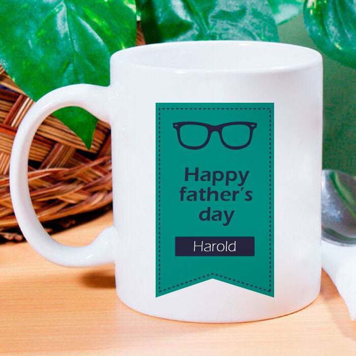 Engraved Coffee Mug For Dad Happy Father's Day Mug Custom Dad Coffee Mug Father