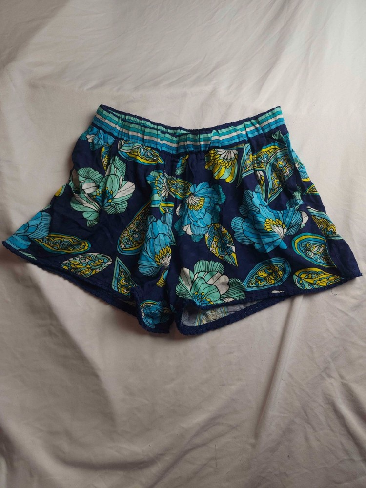 Trina Turk Pirouette Swim Cover-up Shorts Womens Large Multicolor Beach Vacation