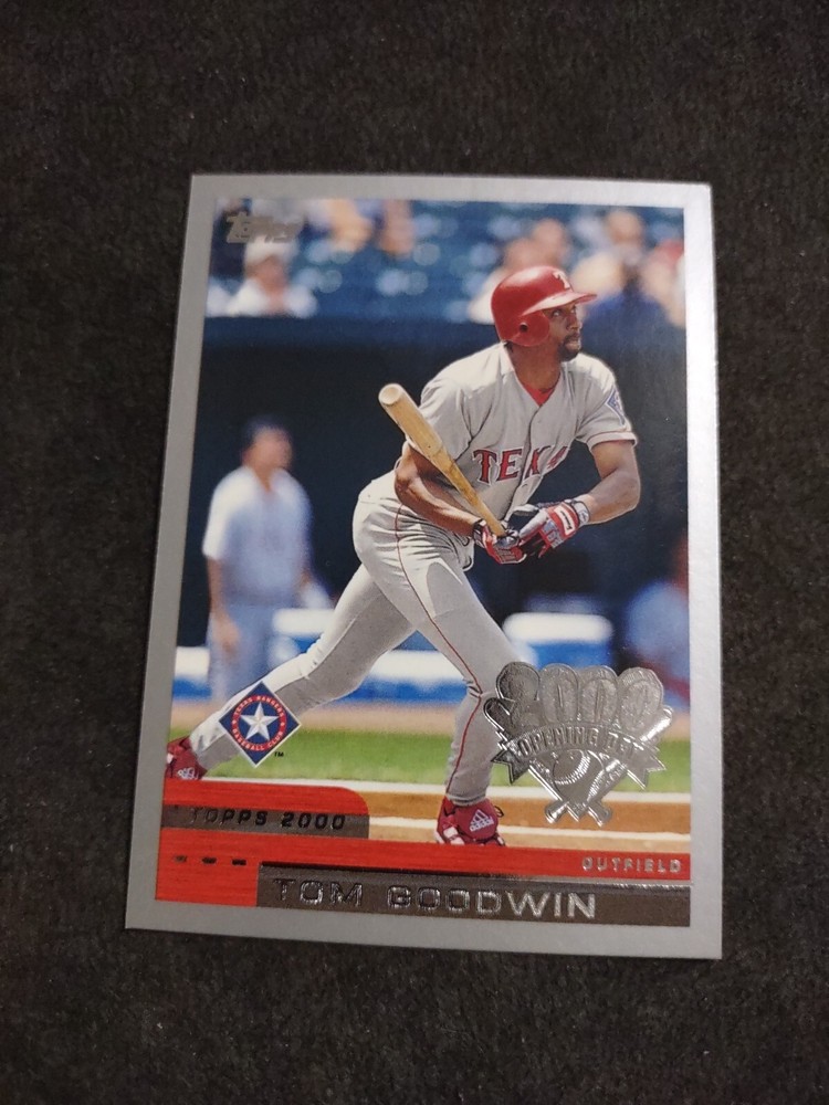 2000 Topps Opening Day Tom Goodwin Texas Rangers #87 Baseball Card