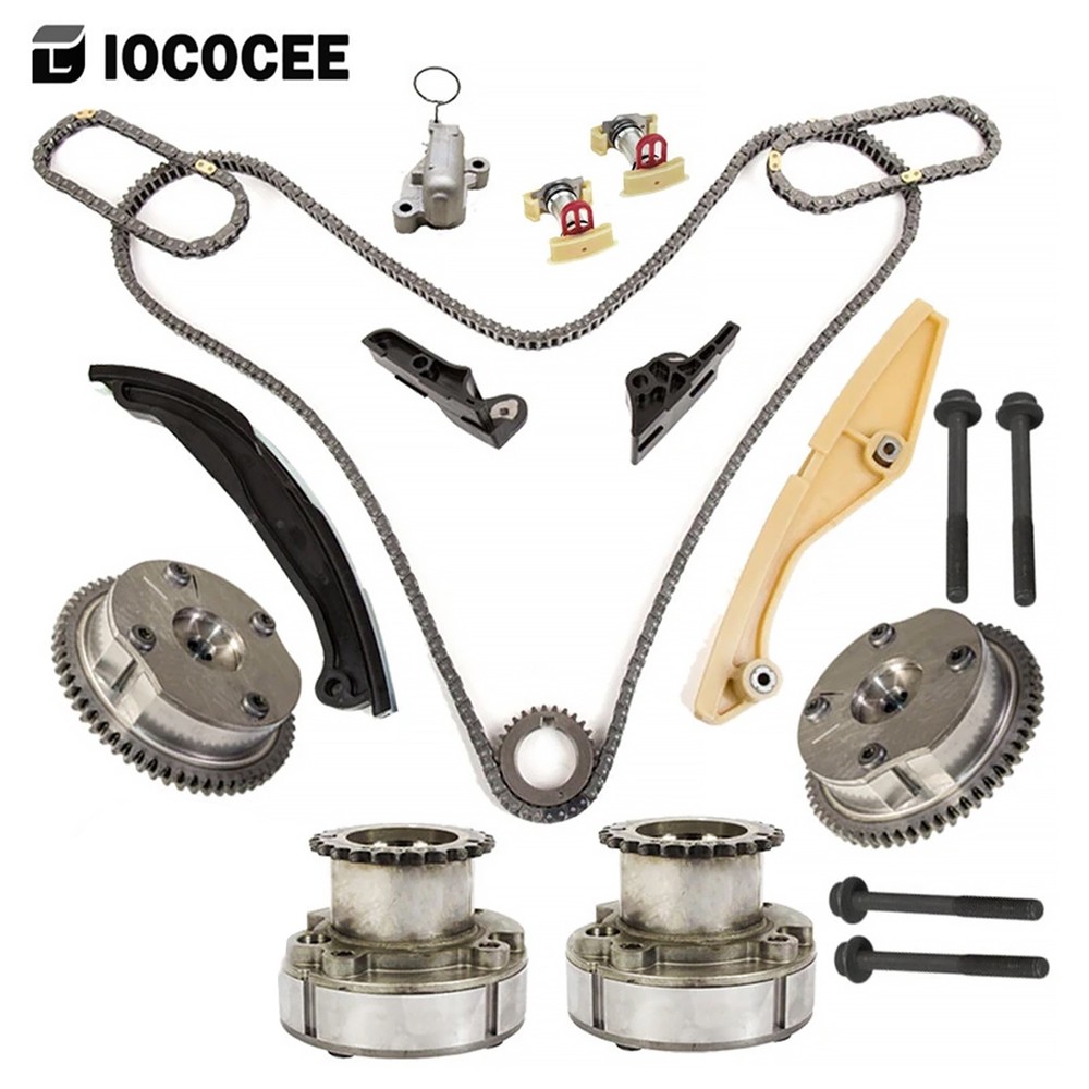 Timing Chain Kit Cam Phaser VVT Fits Ford Lincoln Taurus Transit Explorer F-150