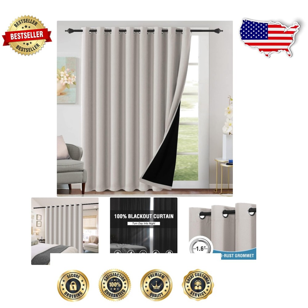 Pumice Stone Grommet Curtains for Maximum Light Blocking and Thermal Insulation in Stylish Design