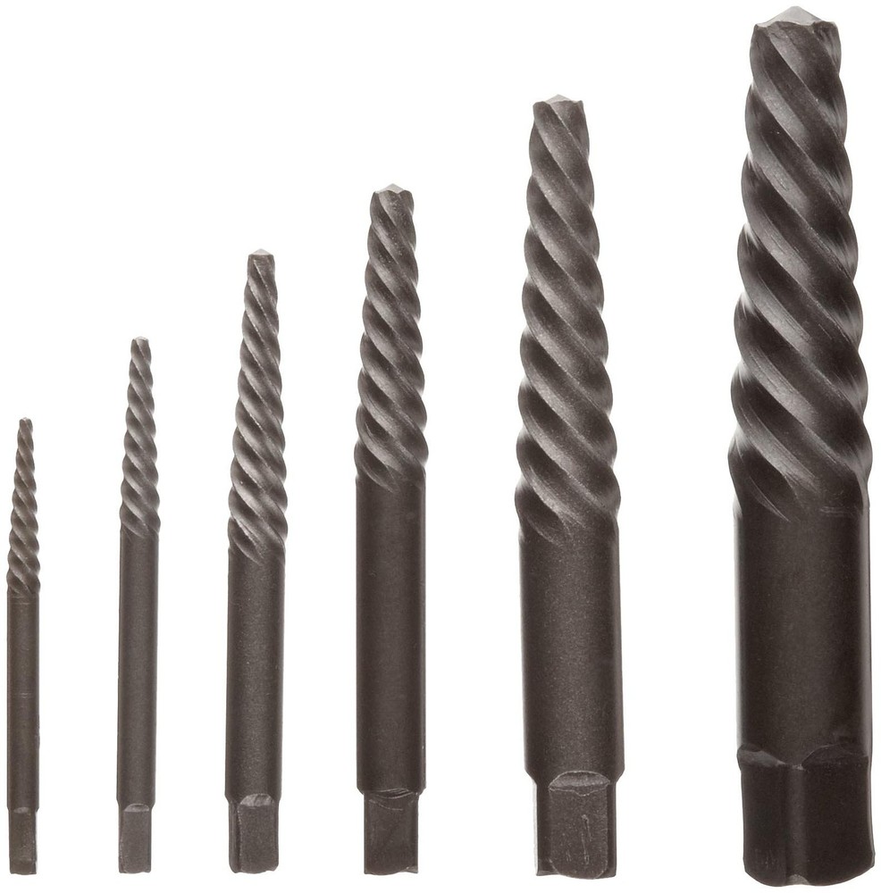 Chicago Latrobe 800 Series 6-Piece Screw Extractor Set #1-#6 Wire Grip