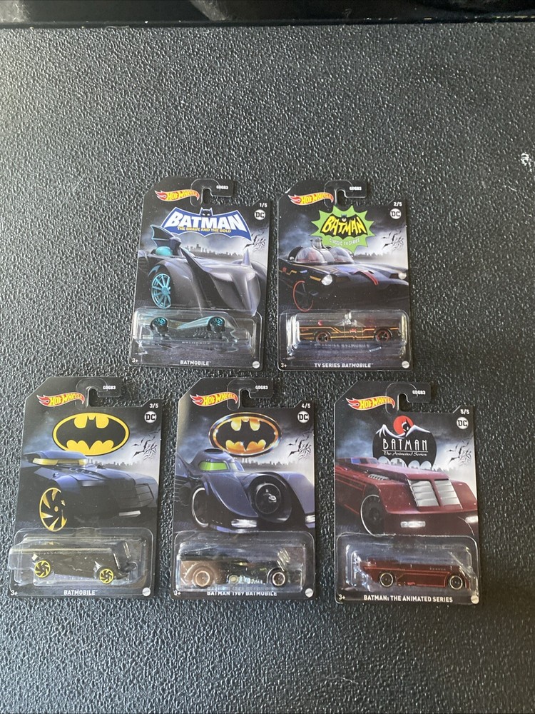Hot Wheels Themed Assortment Batman series 2021 Set of 5