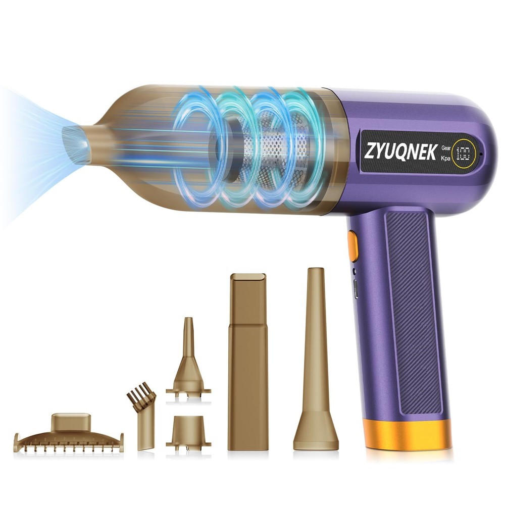 Handheld Car Vacuum Cordless Mini Hand Vacuum Cleaner Rechargeable 15000PA Co...