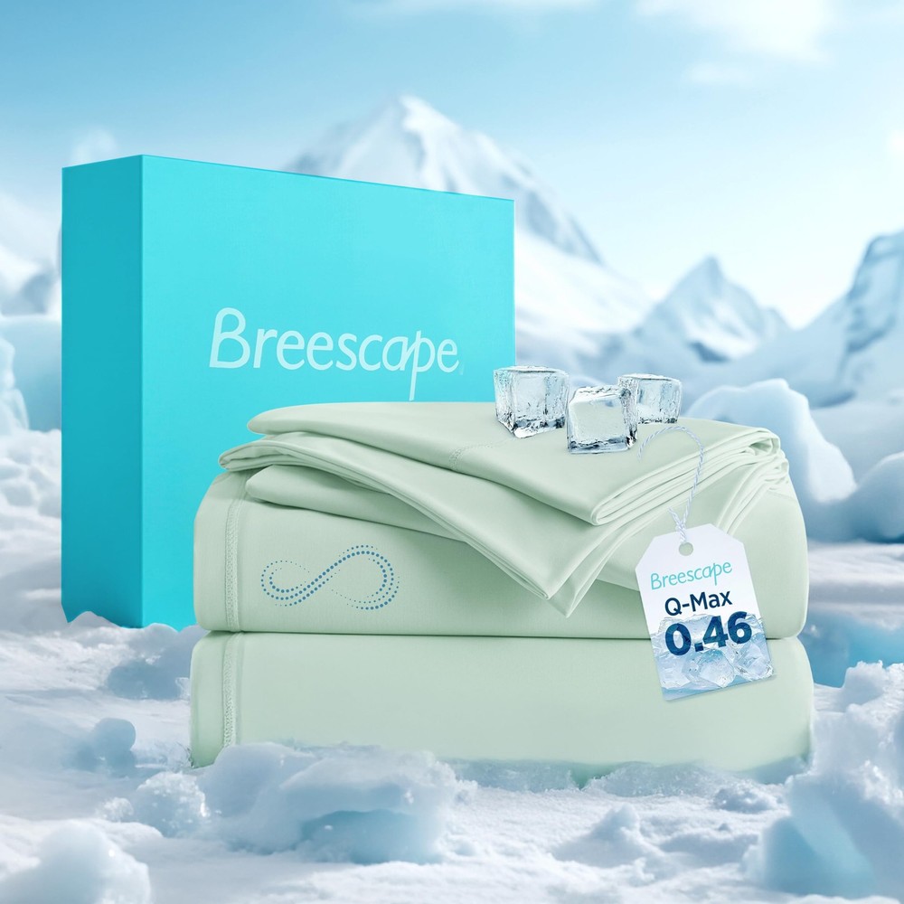 Cooling Twin Sheet Set with BlendTek Dry & Cool Tech for Hot Sleepers