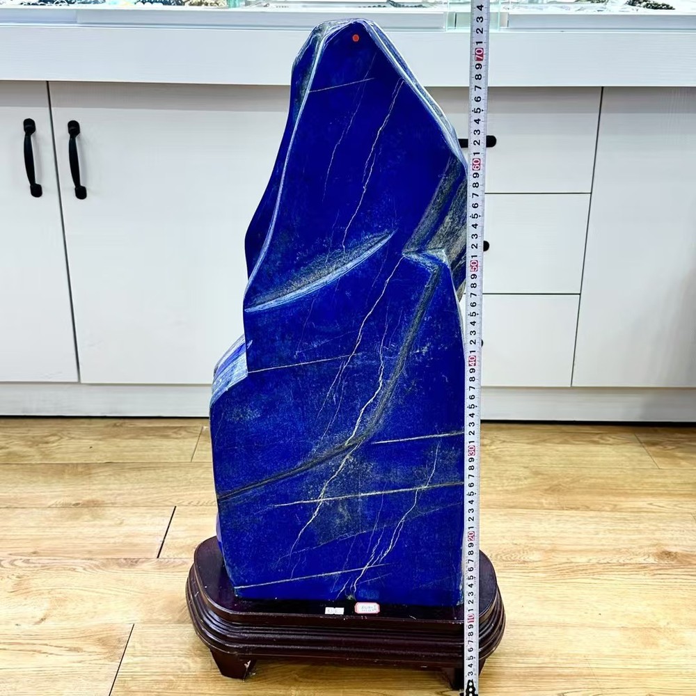 83.38LB Top Natural Lapis Lazuli Quartz Large Crystal Mineral specimen decor +st