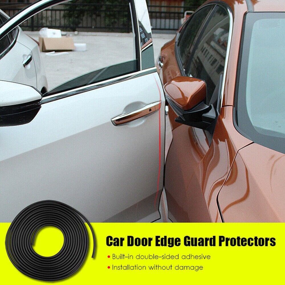 32ft Car Door Protector Rubber Edge Trim Guard Molding Seal Strip Scratch M