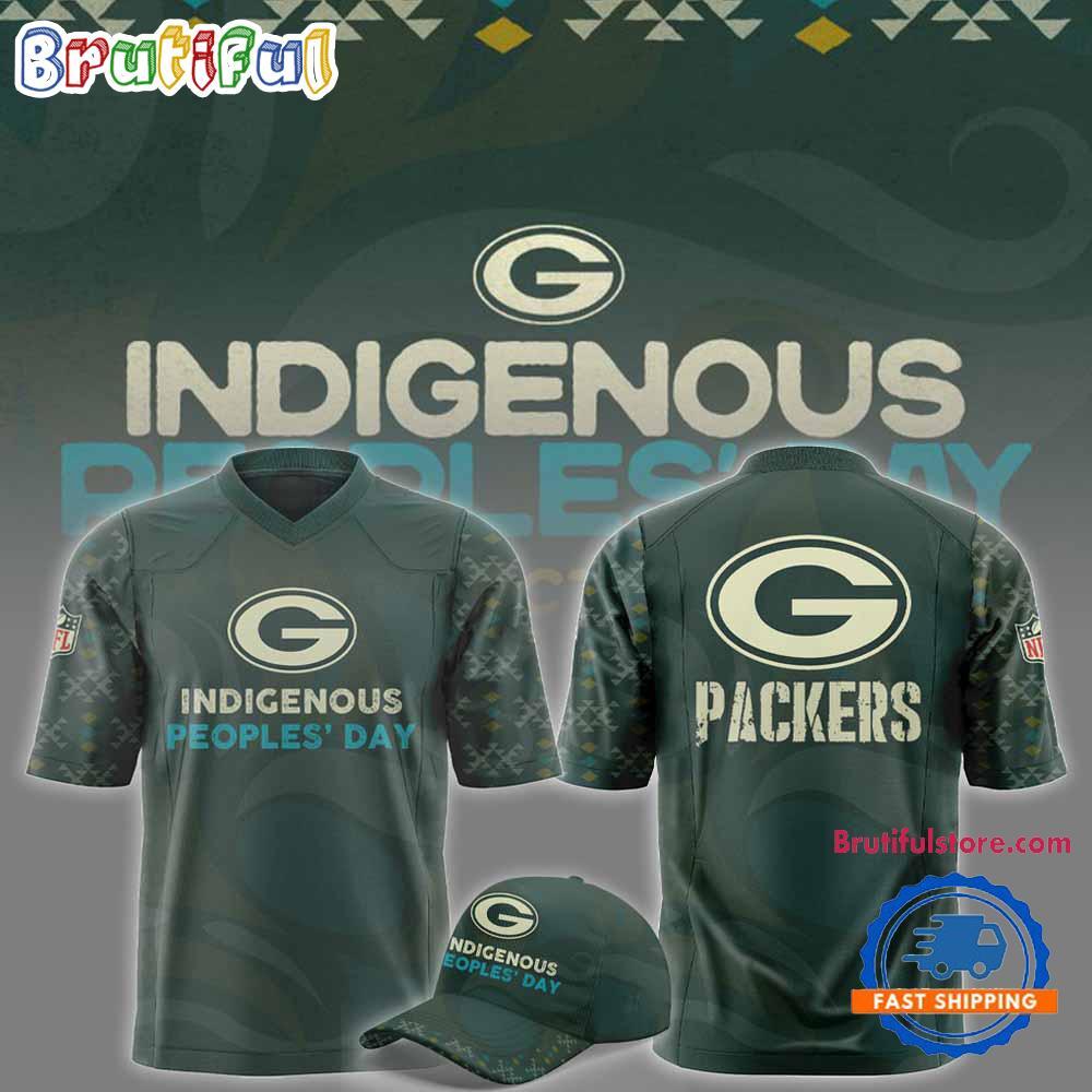 GreenxBayxPackers 2024 Indigenous Peoples’ Day Football Jersey
