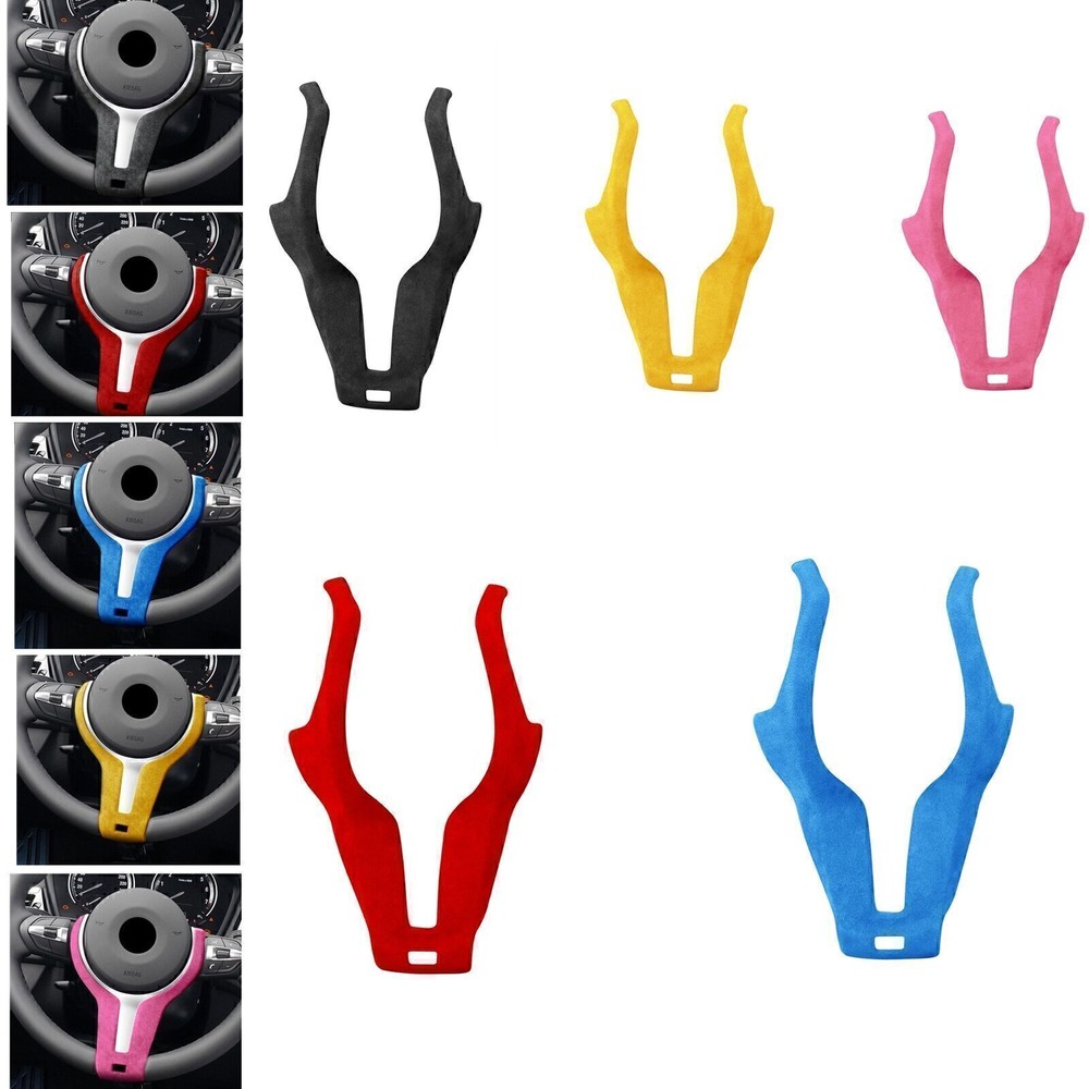 Black M-Sport Steering Wheel Cover Trim for BMW 3 Series F30/F31 2013-2018  