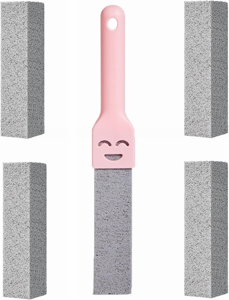 Pumice Stone Toilet Bowl Cleaner with Handle, Pumice Sticks Pumice Scouring Pad