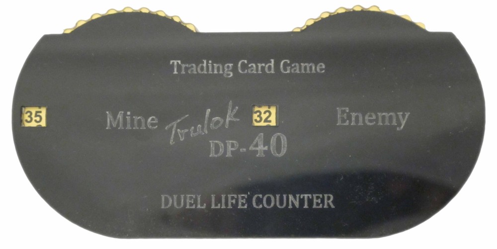 DP-40 Trulok Dual Life Counter - Black Prism Games GAMING SUPPLY BRAND NEW