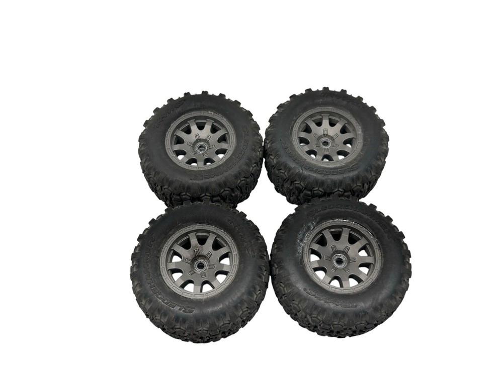 Traxxas Mini-Maxx Sledgehammer Monster Truck Tires Wheels Set 4 #16004
