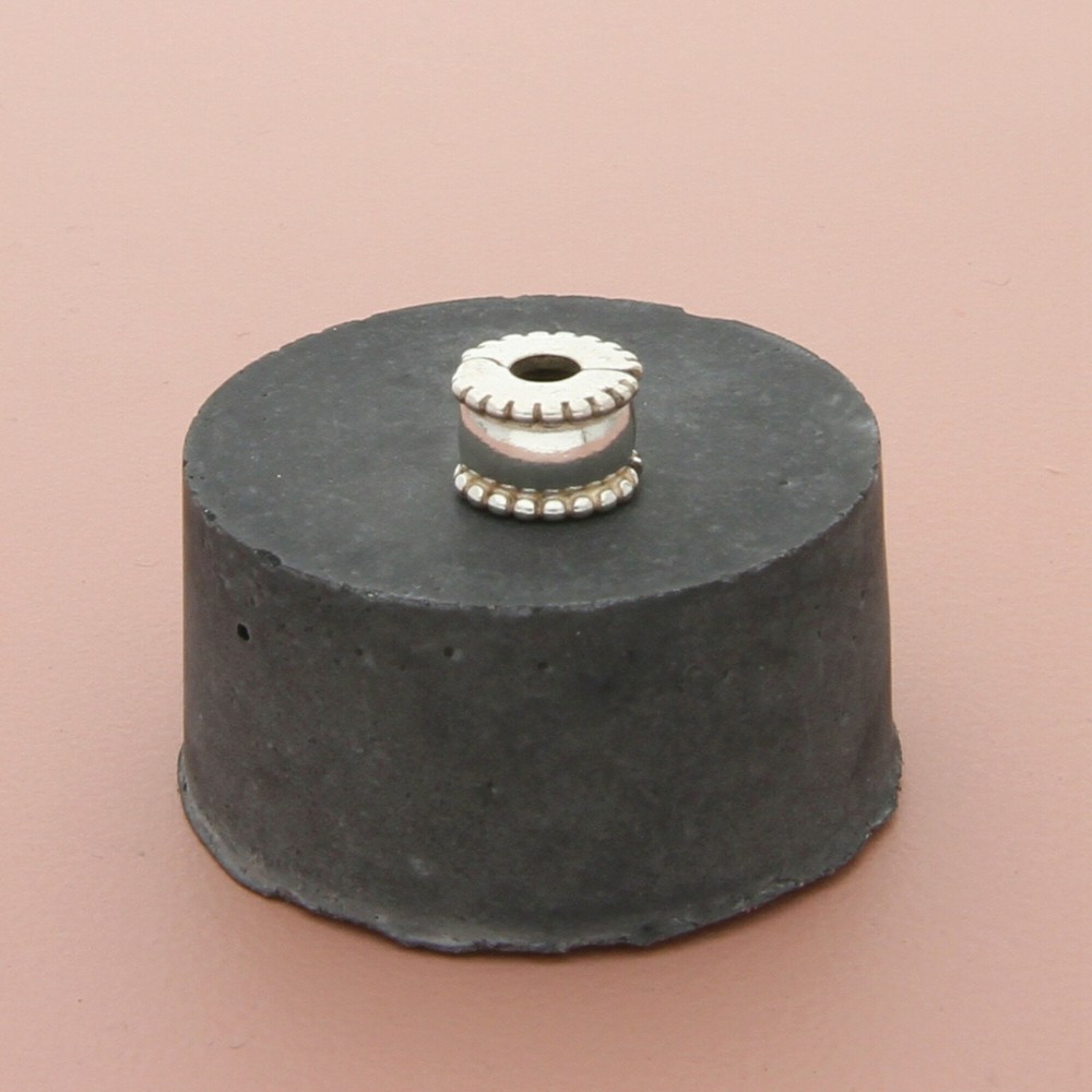 Pandora Sterling Silver Beveled Clip Charm Pendant Elegant Design